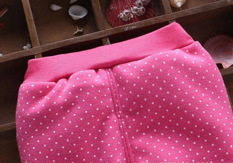 BibiCola/теплые штаны для девочек 2020 г. Повседневные зимние малышей плотные теплые