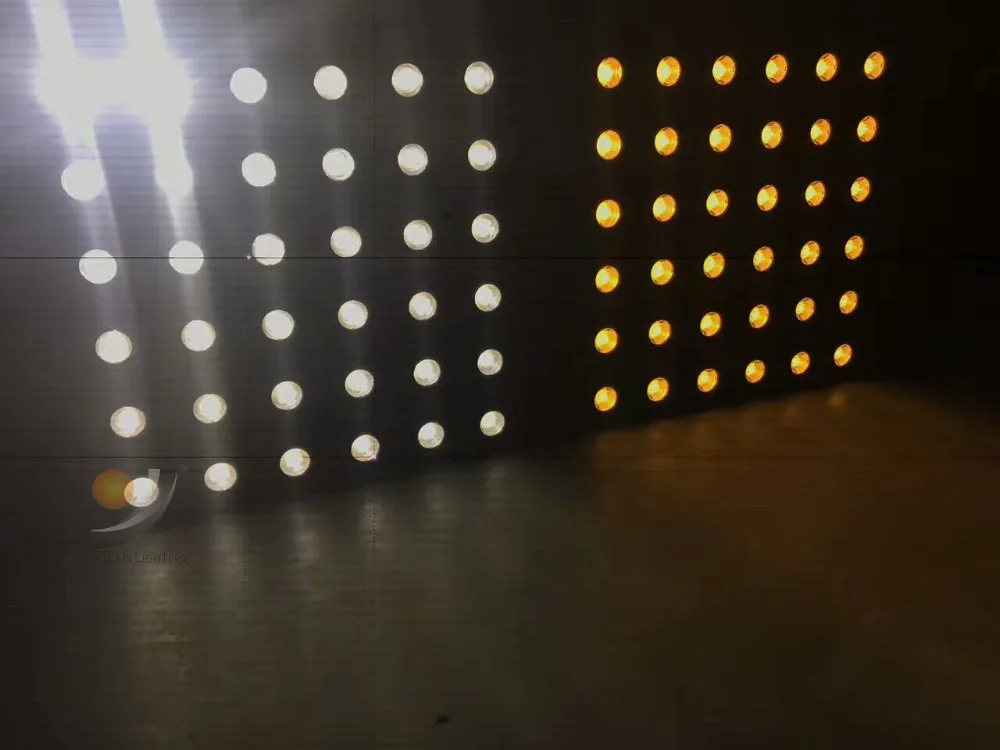 36x5 Вт Золотая Матрица Led свет для мытья DJ сад отель здание церковь сценический
