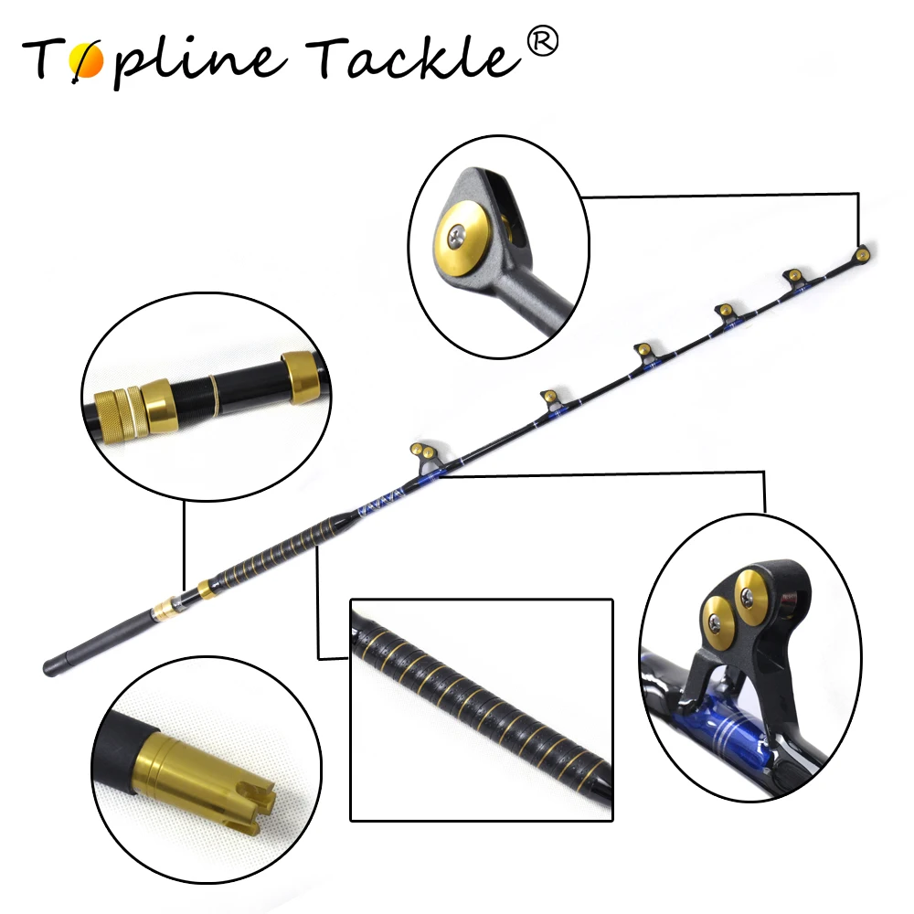Большая игра 80lbs фунтов кожа передняя рукоятка глубоководная Тяжелая штанга|power
