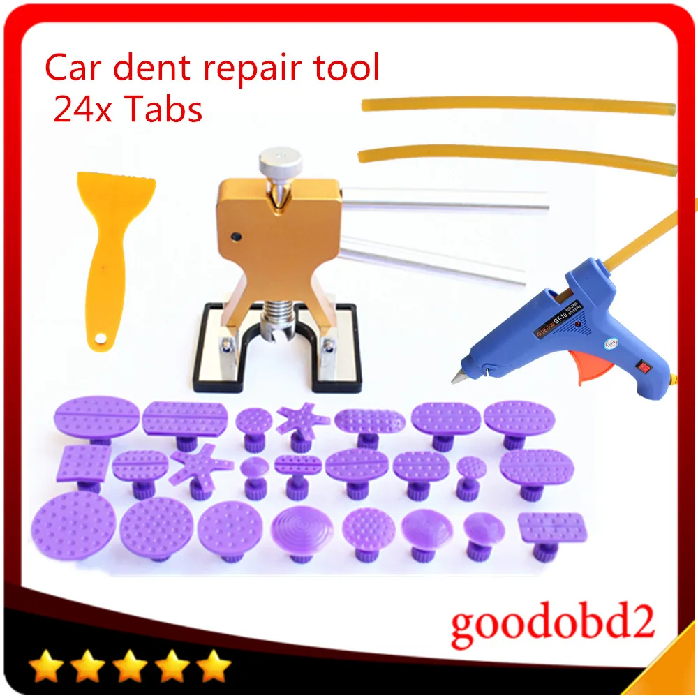 

Набор инструментов для автомобиля вмятин ремонт автомобиля вмятин удаление ручной инструмент набор палочки термоклея + клеевой пистолет 100 Вт с вкладки 24x Форма