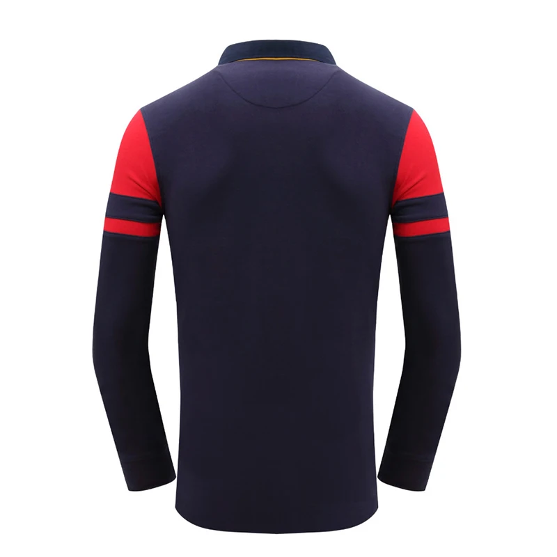 Мужская футболка поло с длинным рукавом 100% хлопок|brand polo shirt|polo brand shirtpolo shirt |