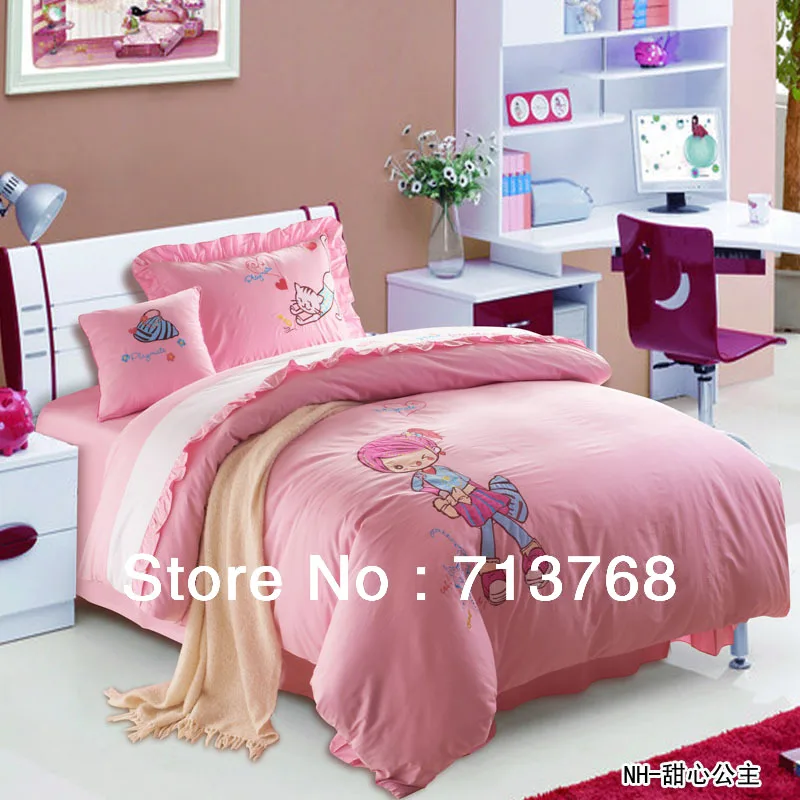 Бесплатная доставка теплый комплект постельного белья высшего качества для