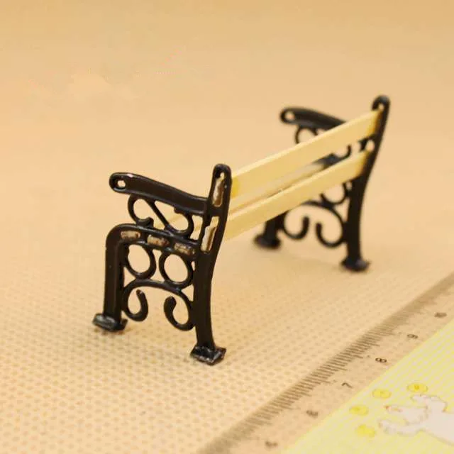 

Cute MINI Dollhouse Miniature bench