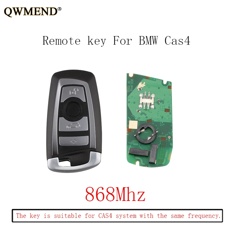 QWMEND 3 шт. * 868 МГц умный дистанционный ключ брелок для BMW F CAS4 5 7 серии F01 F02 F03 F04 F11 F07 F10