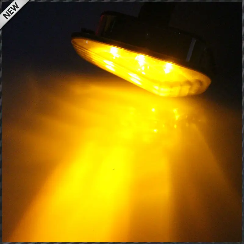 2 шт. дымчатые линзы Янтарный светодиодные боковые габаритные фонари для Honda Accord