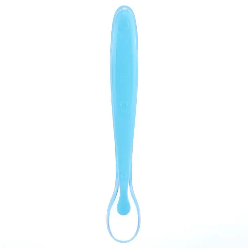 Мягкая силиконовая ложка для малышей/Ложка кормления бесплатная доставка 3 цвета