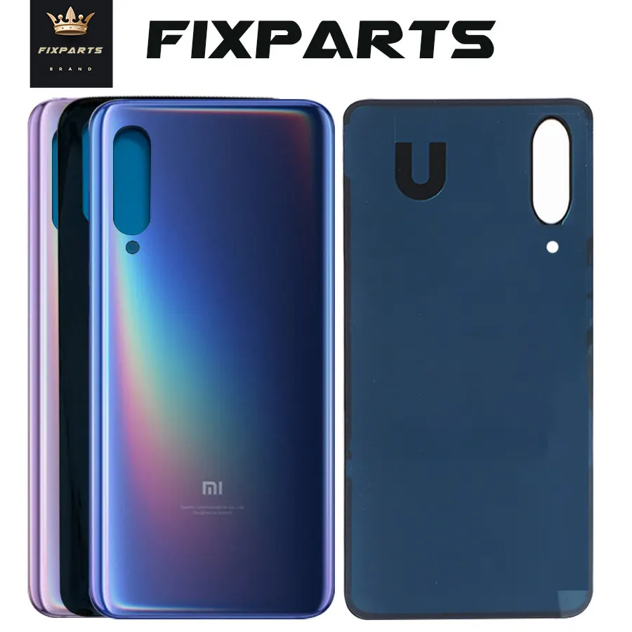 Новинка для Xiaomi mi 9 Задняя крышка батареи задняя дверь корпус стеклянная панель Mi9