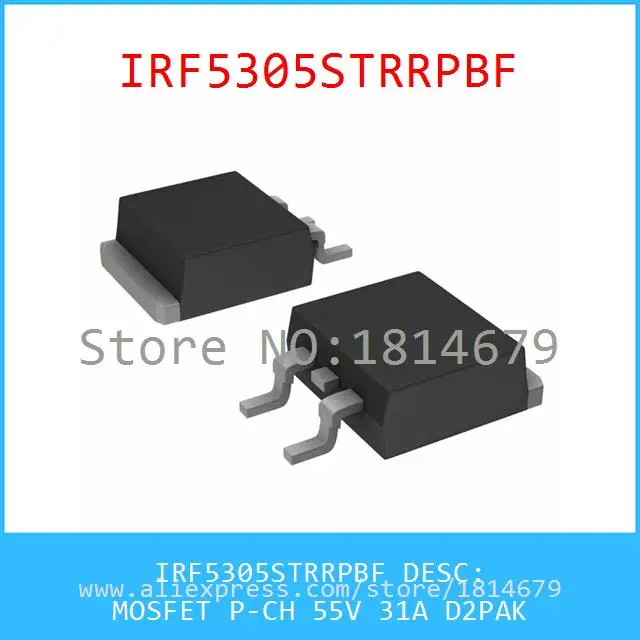 Бесплатная Доставка 1 Шт./лот IRF5305STRRPBF MOSFET P CH 55 В 31А D2PAK 5305 IRF5305|shipping container|shipping oilshipping