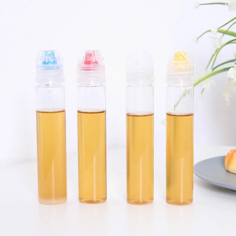 Squeeze Seal пластиковая баночка с крышкой, Кухонное жидкое топливо, бутылка для хранения, ПВХ материал, портативные креативные дорожные бутылки для хранения