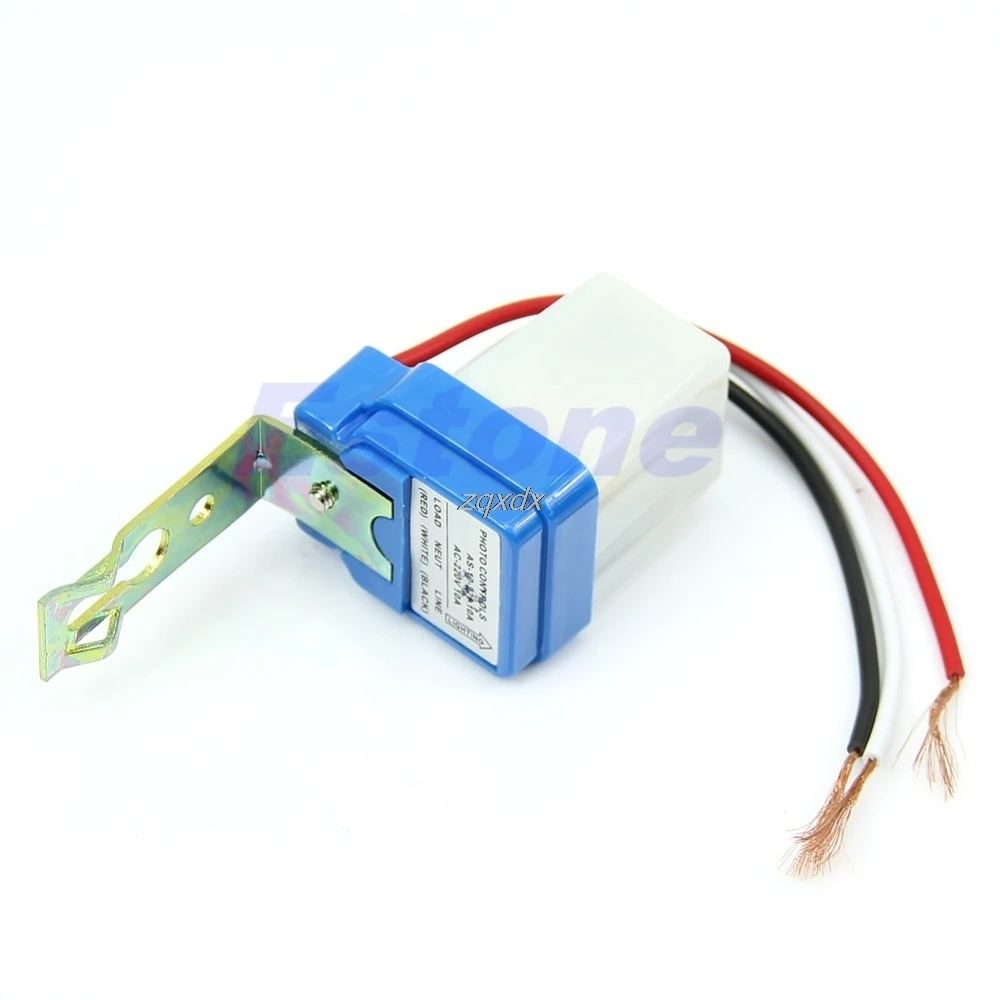 AC DC 220V 10A авто вкл. Выкл. Фотоэлемент уличный светильник переключатель датчика
