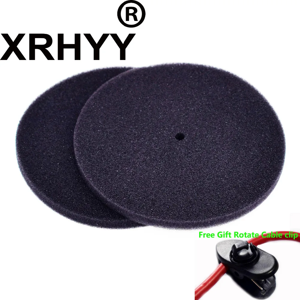 

XRHYY Replacement Ear Pads Cushions Earpad Foam Cover For Sennheiser HD433 HD440II EH1430 Headphones + Free Rotate Cable Clip