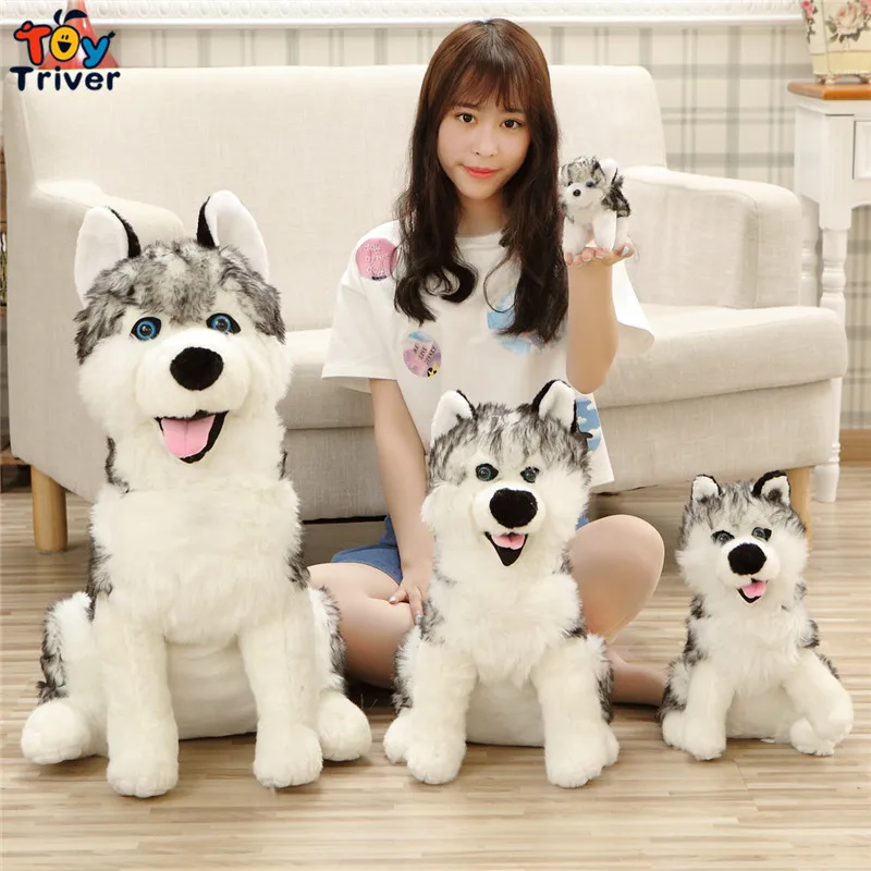 Милый Волк Собака Хаски плюшевые игрушки животные куклы дети детские для малышей