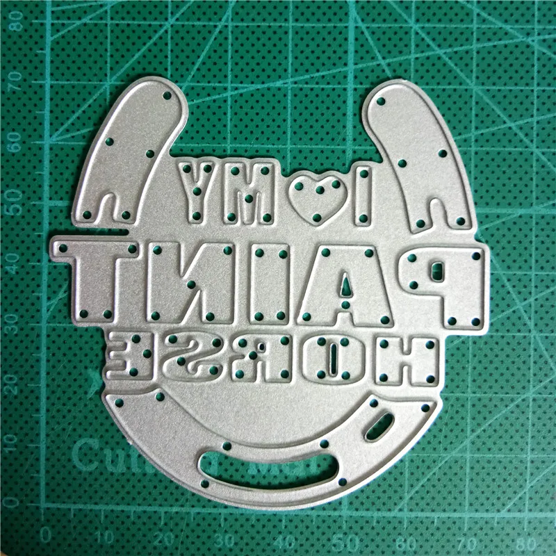Swovo сердце лошадь Рамка Металлическая резка штампы DIY ремесло Скрапбукинг для Alubm