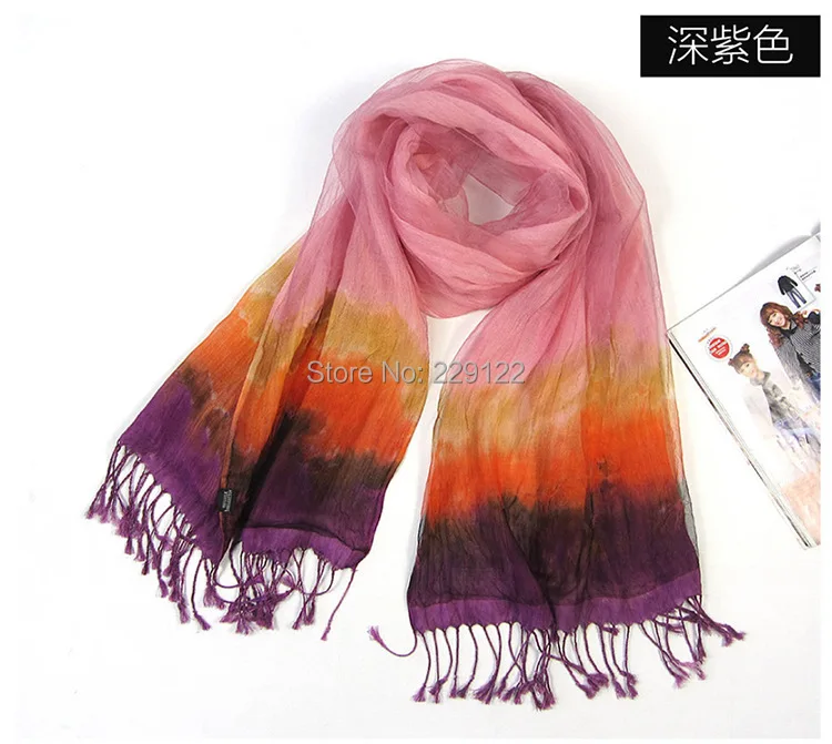 Best selling! 2015 new silk scarves cotton tie-dyed nation scarf for women Free Shipping | Аксессуары для одежды