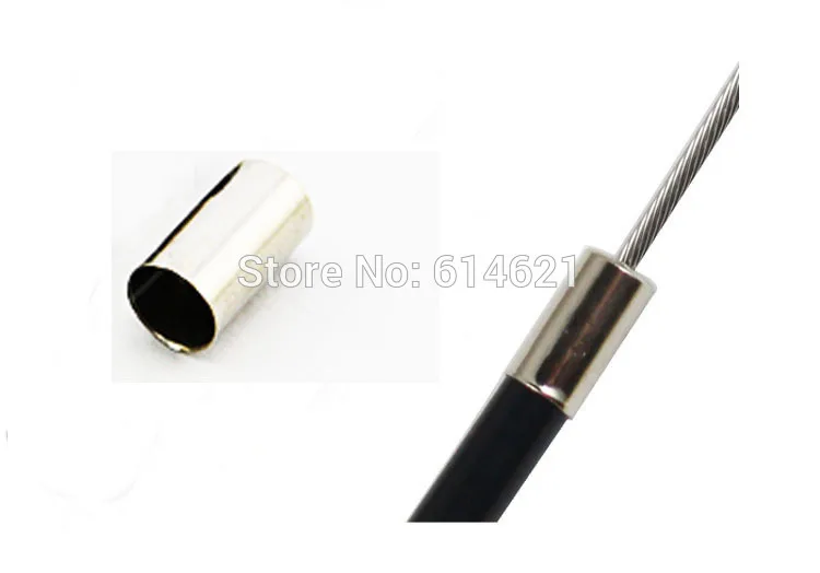 Cycling MTB road Bicycle mountain Bike 5mm Aluminium brake Cable End Caps Housing Ferrule Crimpfor disc v | Спорт и развлечения
