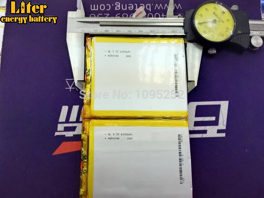 3 7 V 6000mAH 4090140 3890140 полимерный литий-ионный аккумулятор для планшетных ПК mp3 mp4