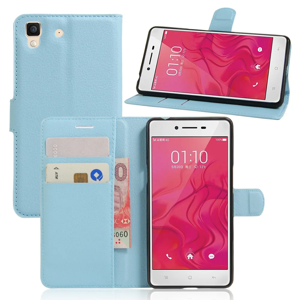 Мобильный Телефонные Чехлы для OPPO R7 случае раскладушка флип PU покрытие края