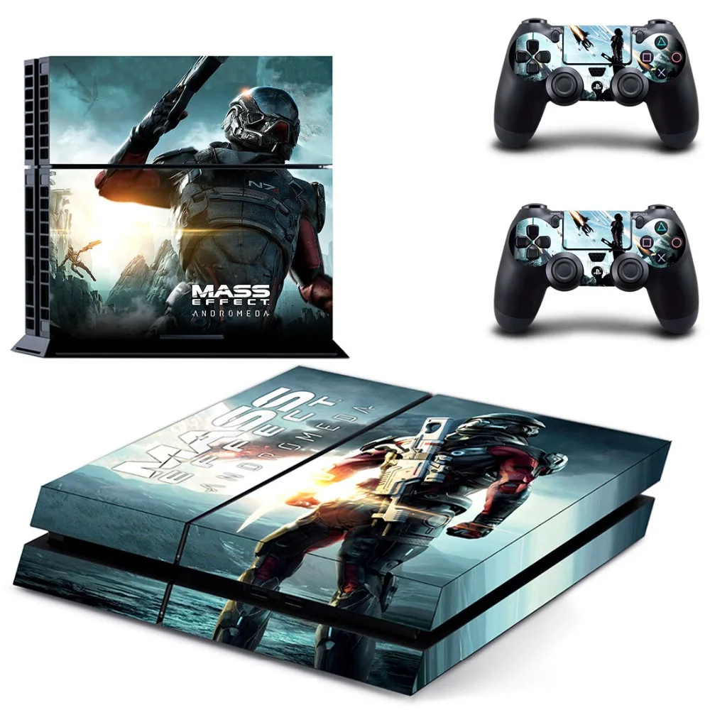 Виниловая наклейка для игровой консоли Playstation 4 и 2 контроллера PS4 Skin Sticker
