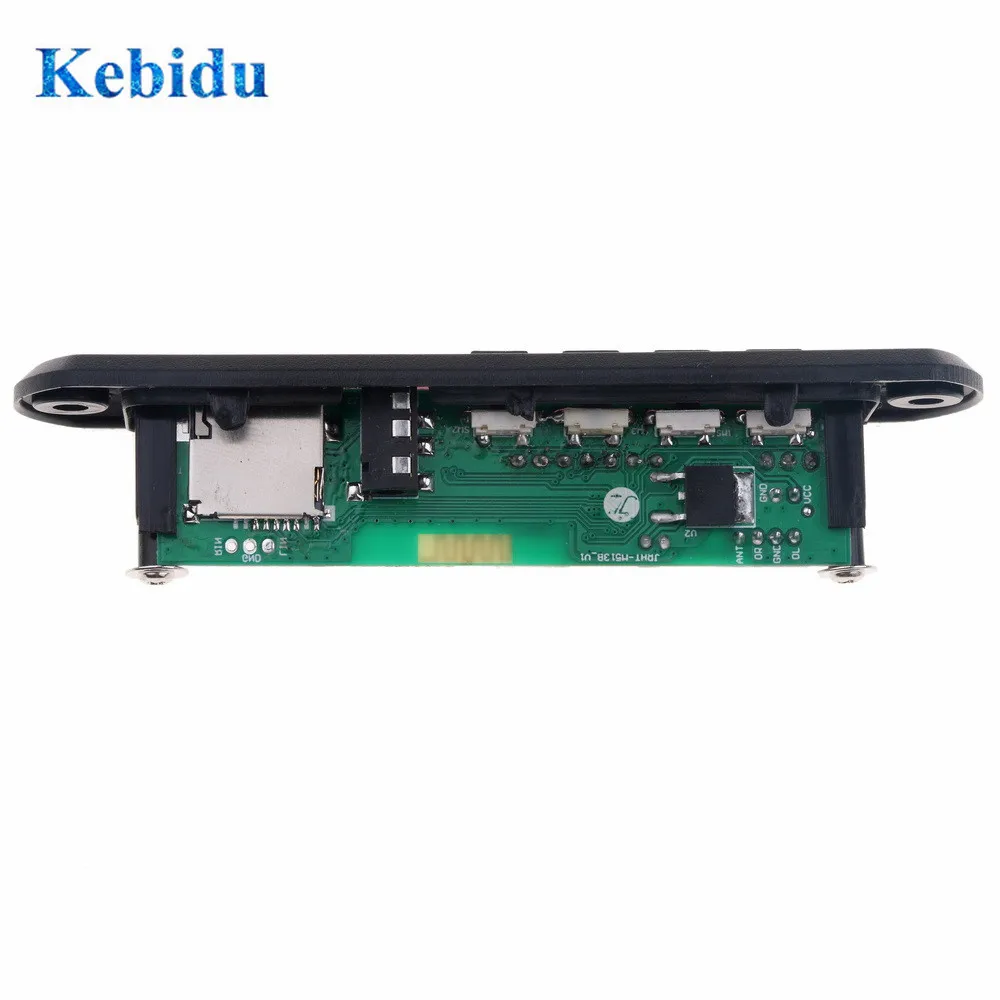 Mp3 плеер KEBIDU с Bluetooth 1 шт. 5 В 12 USB автомобильный аудио TF FM радио модуль MP3 WMA декодер