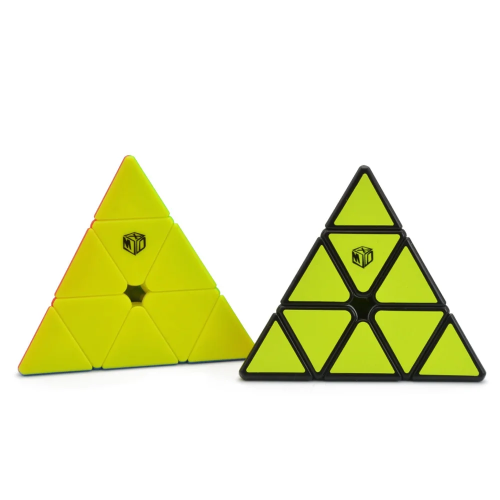 

Bell Pyramid Tetrahedron Triangle Stickerless Magnetic 3x3x3 Speed Magic Cube Twist Puzzle Toy Brain Teaser IQ Game 3x3 XMD Qiyi