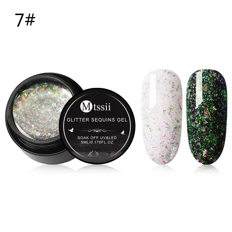 W6794 Mtssii блеск для губ Хамелеон Гель-лак UV Soak Off Nail Art Лак Стойкий цвет покрытие живопись гель 5 мл гель для ногтей с блестками лак - Цвет: W6794