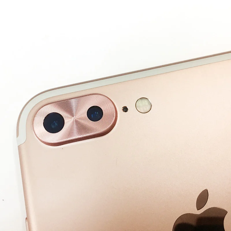 Металлический бампер Защита камеры для iPhone 7 plus крышка объектива X задняя камера