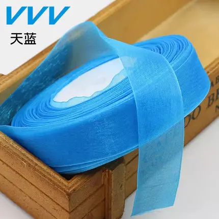 light blue see chart 50 ярдов/рулон) цветная белая лента оптом подарочная упаковка рождественские украшения ленты Сделай Сам рулон ткани - Цвет: light blue see chart
