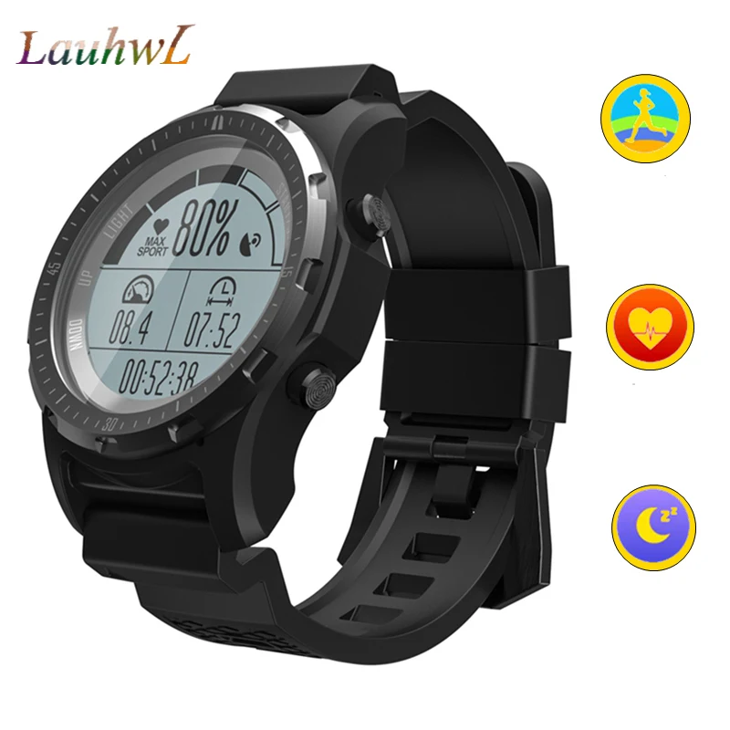 S966 gps Смарт часы для мужчин температура монитора сердечного ритма Smartwatch Android