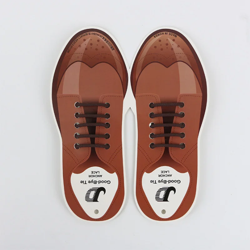 40mm Brown Новинка; коричневые кожаные шнурки; обувь без шнурков; мужская деловая обувь со шнуровкой; резиновые шнурки 3 см, 4 см, 5 см; Цвет Черный - Цвет: 40mm Brown