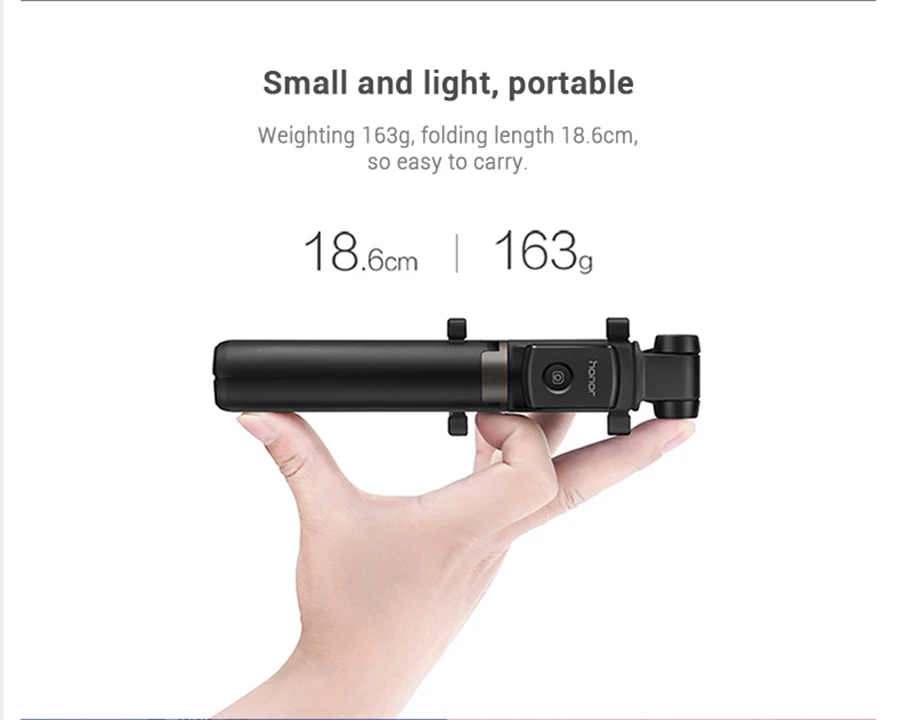 huawei Honor AF15 селфи палка штатив Bluetooth 3,0 Портативный беспроводной Bluetooth управление ручной монопод для телефона