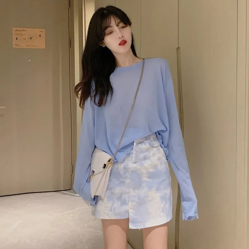 Женская летняя одежда короткий топ с длинным рукавом и разрезом открытой спиной