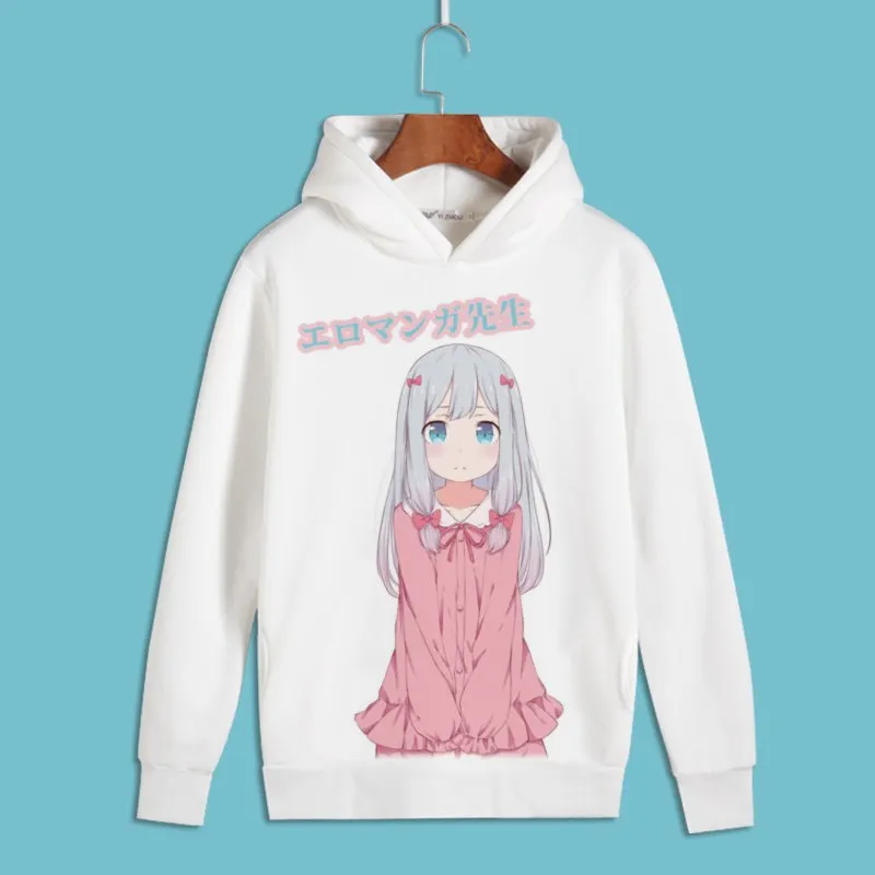 Модный аниме Eromanga Sensei Косплей Изуми сагири пуловер с принтом толстовки свитшоты
