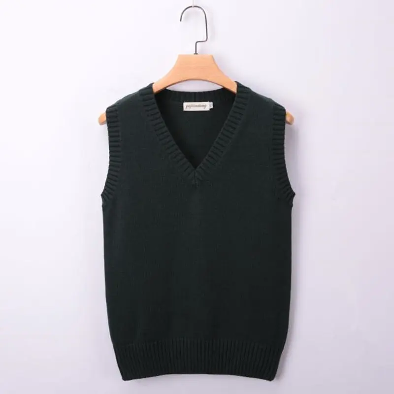 black-vest Японский JK Униформа кардиган школьника свитер Аниме Лолита горничной Хэллоуин Косплей Костюм зима осень верхняя одежда - Цвет: black-vest