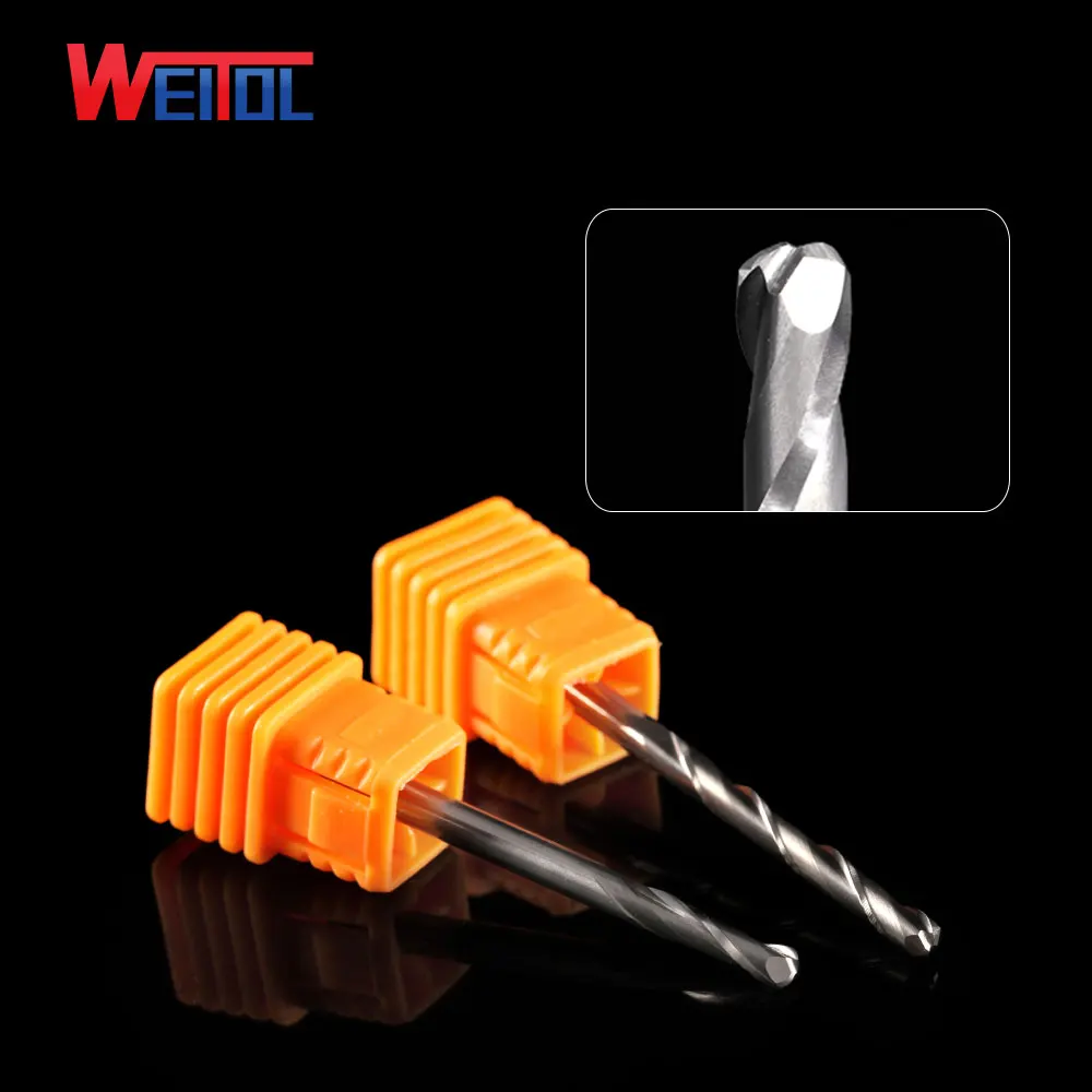 Weitol Бесплатная доставка 5A 3 175 мм Диаметр хвостовика шариковый нос фреза