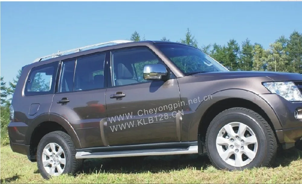 Для Mitsubishi Pajero V93 V97 2007-2017 автомобильные беговые доски авто боковые ступенчатые