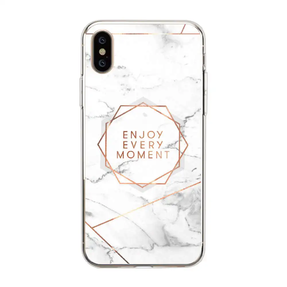 New Marble Mobile Phone Case for For IPhone 6S 7 8 Plus X XS XR MAX Fashion Fantasy Advanced Safety TPU Cover Smooth Surface |