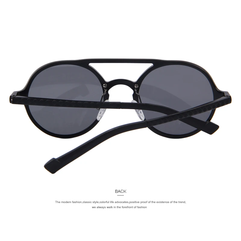 Fashion Men Round Polarized Sunglasses Retro Aluminum Frame Women Oculos de sol UV400 | Аксессуары для одежды