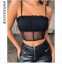 BOOFEENAA/белый вязаный Топ на бретелях с вышивкой ангела, уличная Летняя мода, повседневные сексуальные топы, футболка без рукавов, C71-G87