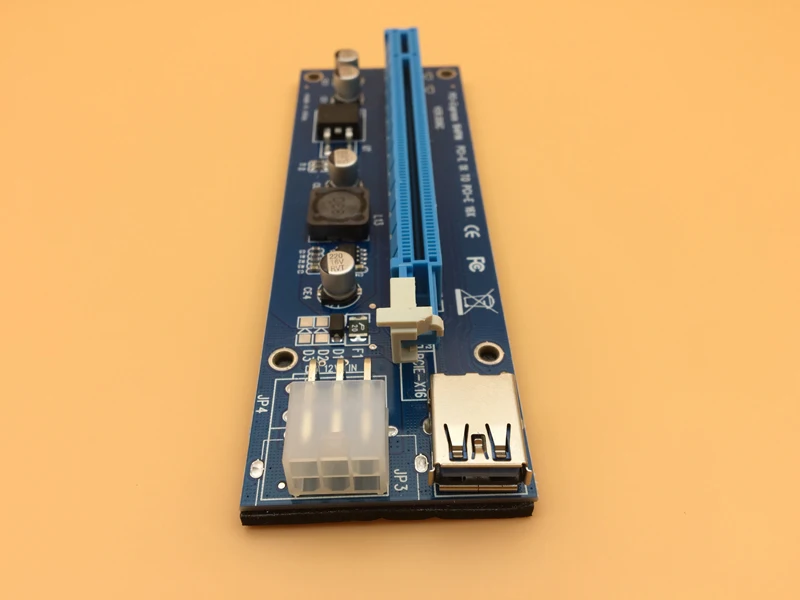 006C PC PCIe PCI E Express Riser Card 1x к 16x USB 3 0 Дата кабель SATA 6Pin IDE Molex источник питания для BTC Miner