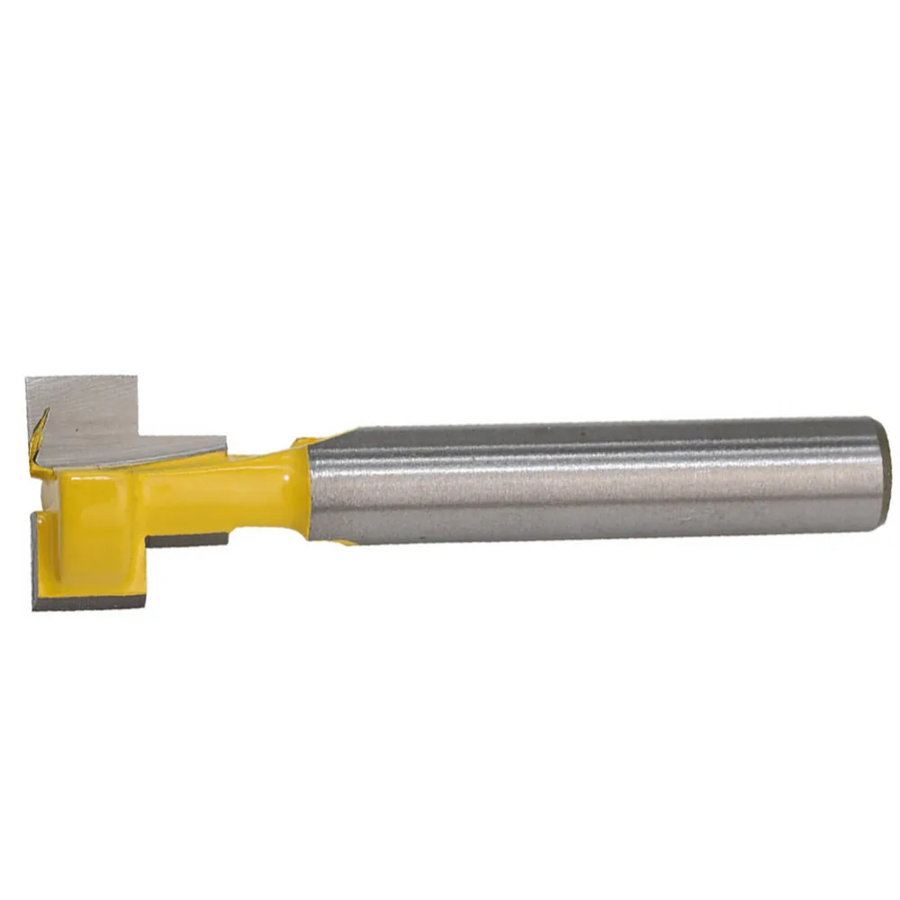 

1pc Woodworking Tool 1/4 Inch Shank Carbide T Slot Lock Hole Cutter Router Bit Wood Milling Cutter Tool 1/2inch Diameter