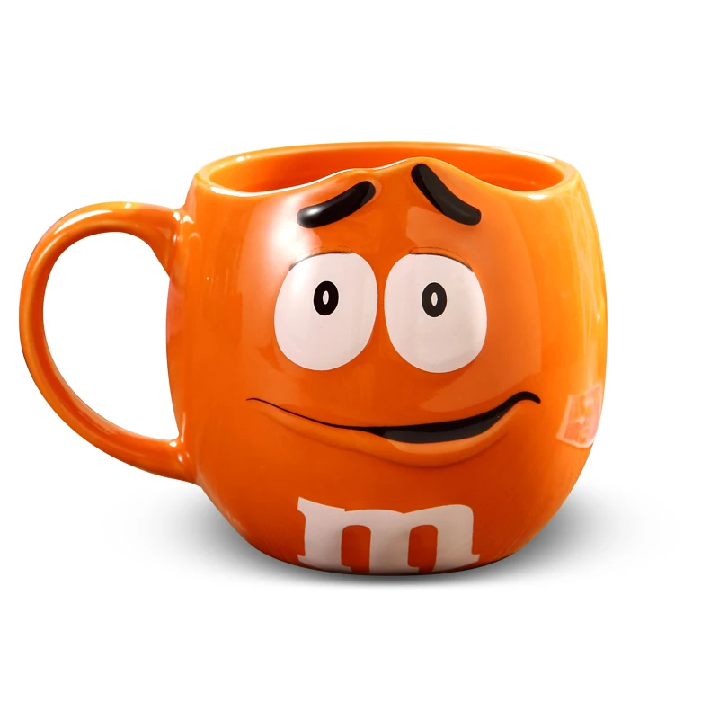 2017 Милая кружка M &amp M's MM в виде бобов кафе овсянка кружки для питья керамические