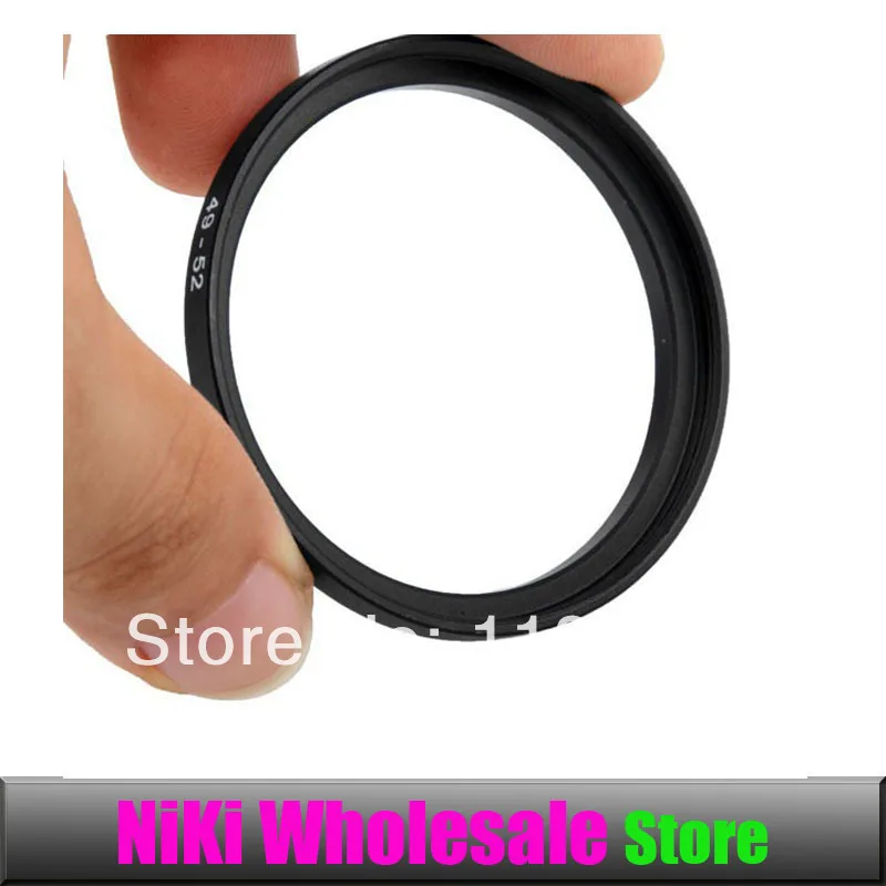 10pcs Lens Adapter  49mm-52mm 49-52 mm 49 to 52 49MM to 52MM Step Up Ring Filter Adapter
