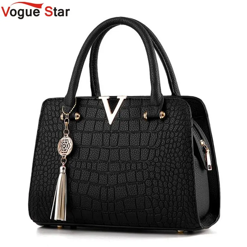 Crocodile Leather Women Bag Pendant Designer Handbag Luxury Lady Shoulder Crossbody Bags Fringed Female Messenger LB249 | Багаж и сумки