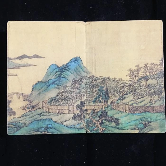 Древняя живопись и каллиграфия асакава десять сцен картина складной фотоальбом