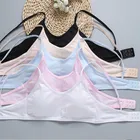 Бюстгальтер для девочек, 2018 регулируемый, мягкий, для тренировок, бюстгальтер из хлопка