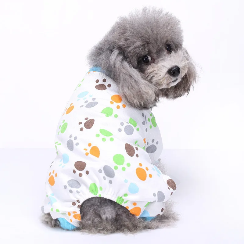 AHUAPET Clothing For Dog Jumpsuit Vest Pajamas French Bulldog Puppy Clothes Costumes Cotton Hot Sale Animal Supplies | Дом и сад