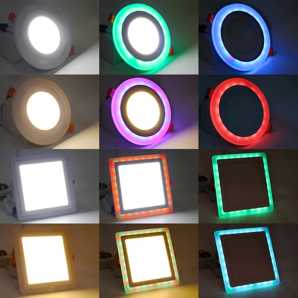 Светодиодная панель RGB с регулируемой яркостью светодиодный потолочный