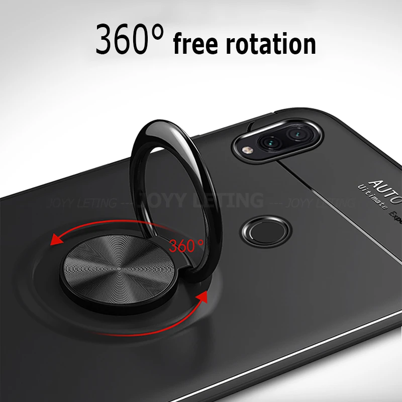 Держатель с магнитным креплением мягкий силиконовый чехол из ТПУ для Xiaomi Redmi Note 7
