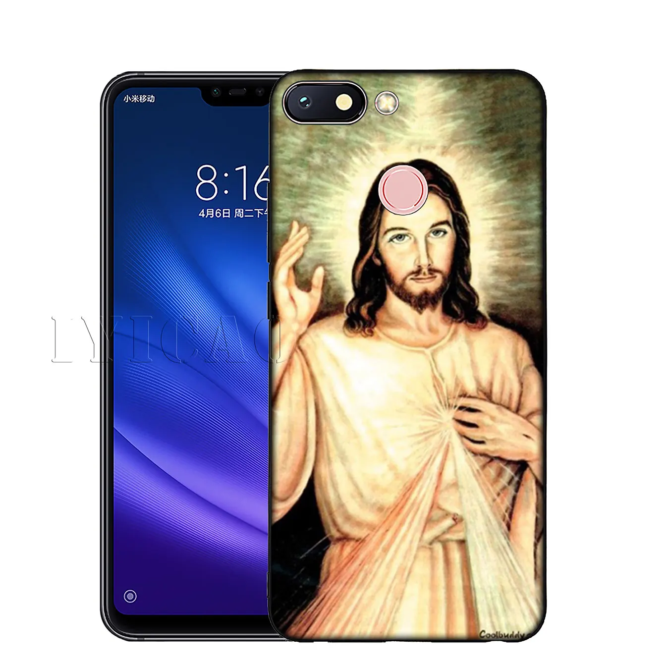 Мягкий силиконовый чехол для телефона IYICAO Divine Mercy Jesus Cross Xiaomi Mi 10 9 9T CC9 CC9E 8 SE A3 Pro A1 A2