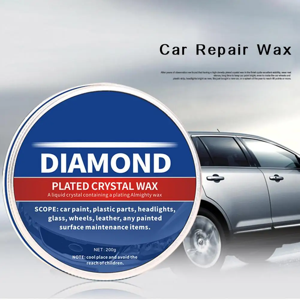 

Premium Carnauba Car Wax Crystal Hard Wax Paint Care Scratch Repair Maintenance Wax Paint Diamond Coating